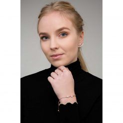 PULSERA FULL MOON ROSA 2 Joyas con Perlas SUTILLE Pulsera Perla Natural y Circonitas Joyas OnLine Plata de Ley 925 y Oro 18K. pendientes flotantes ear climbers ear jackets ear cuffs pulsera anillos