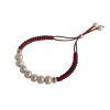 PULSERA PERLAS NAVY GRANATE 4 Pulsera de perlas Navy Joyas de moda para mujer cierre corredizo cordón Cómo Limpiar una Pulsera de Cuero Joyas con perlas SUTILLE