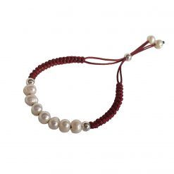 Pulsera de perlas Navy Joyas de moda para mujer cierre corredizo cordón Cómo Limpiar una Pulsera de Cuero Joyas con perlas SUTILLE