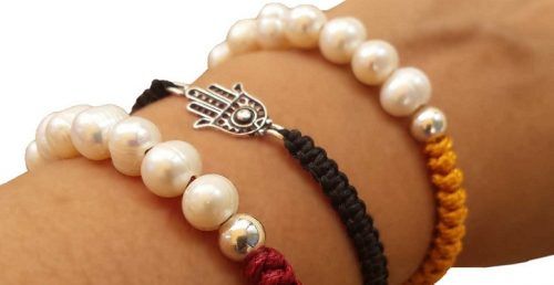 limpiar pulsera de cuero Pulsera de perlas artesanal personalizada cierre regulable corredero Joyas con Perlas SUTILLE Hecho a mano