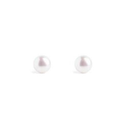 Pendientes Perlas Pequeños SUTILLE Joyas con Perlas Naturales pendientes de botón stud cierre mariposa