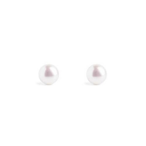 Pendientes Perlas Pequeños SUTILLE Joyas con Perlas Naturales pendientes de botón stud cierre mariposa