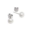 PENDIENTES PERLAS PEQUEÑOS 6 Pendientes Perlas Pequeños SUTILLE Joyas con Perlas Naturales pendientes de botón stud cierre mariposa