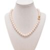 collar perlas naturales cierre oval oro