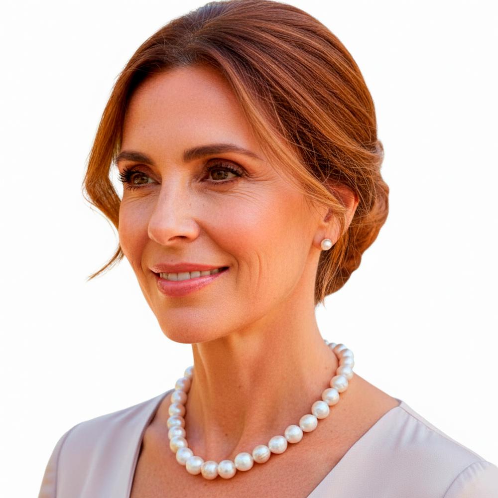Collar Perlas Naturales Blancas Letizia Joyas con Perlas SUTILLE Collares Personalizados Boda Letizia Collar de perlas