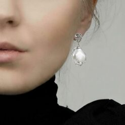 Pendientes Largos Perlas SUTILLE Joyas con Perlas Pendientes Largos Madreperla Pendientes para boda joyas personalizadas joyas eventos