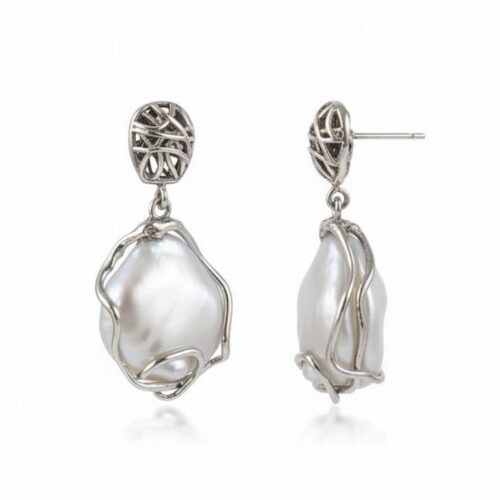 Pendientes Largos de Madreperla 5 Pendientes Largos Perlas SUTILLE Joyas con Perlas Madreperla para boda joyas personalizadas joyas eventos