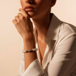 Pulsera Perlas Blancas Naturales SUTILLE Joyas con Perlas Pulsera personalizada para bodas eventos