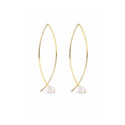 Pendientes largos de perlas naturales barrocas con cierre original diseño elegante y artesanal, ideales para regalo o evento especial SUTILLE Joyas con Perlas pendientes perlas cierre original