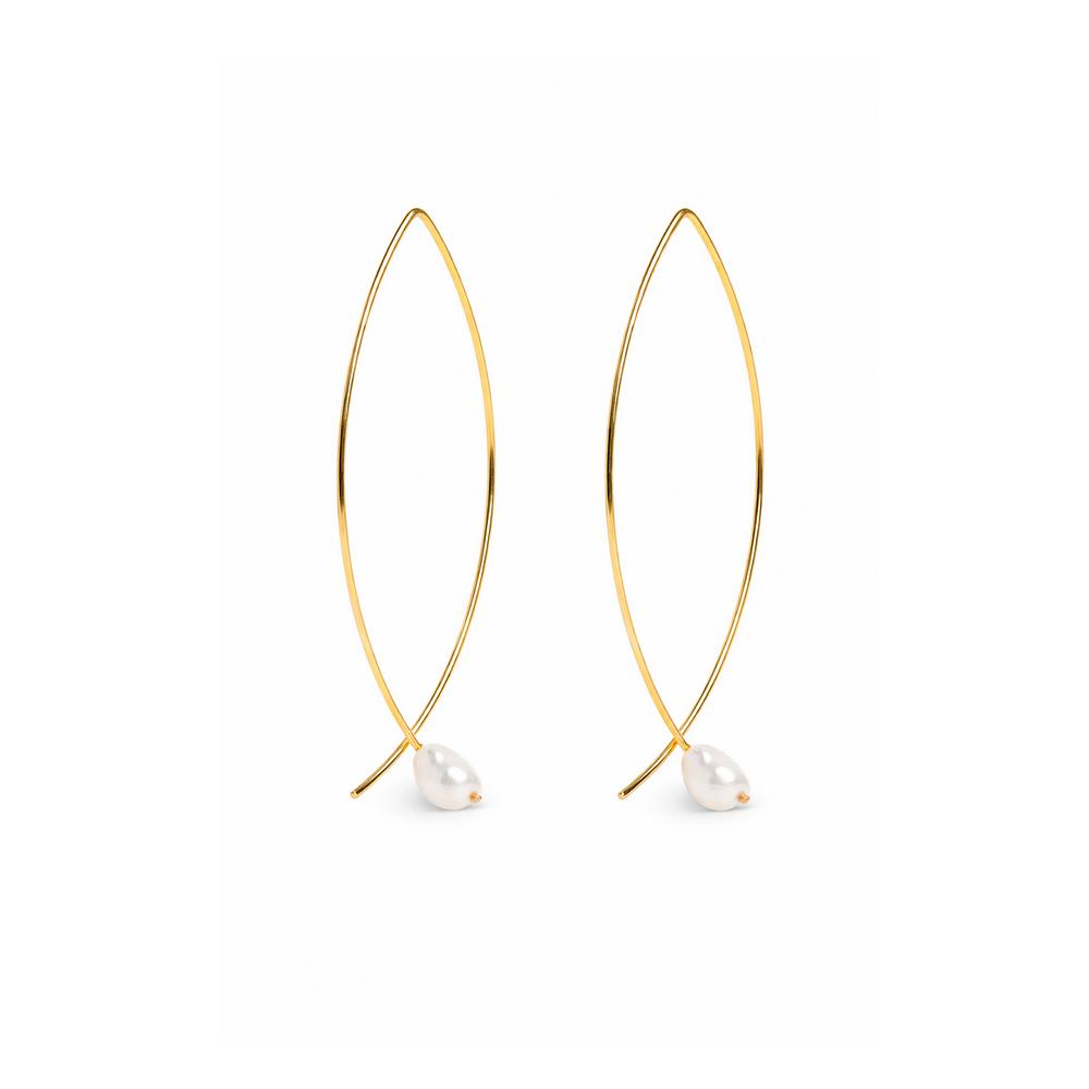 Pendientes-perlas-cierre-original Pendientes largos de perlas naturales barrocas con cierre original diseño elegante y artesanal, ideales para regalo o evento especial SUTILLE Joyas con Perlas pendientes perlas cierre original