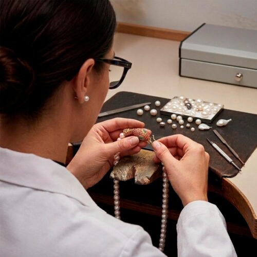 Cierre Serpiente Original único y bonito. Tipos de Cierres para Collares de Perlas SUTILLE Joyas